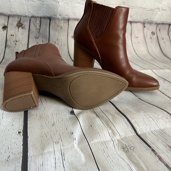 Gently worn Indigo booties - Picture 3 of 5